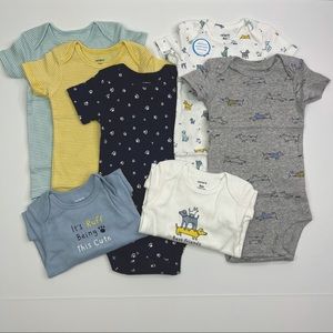 Carter’s Baby 7 pack Dog Bodysuits